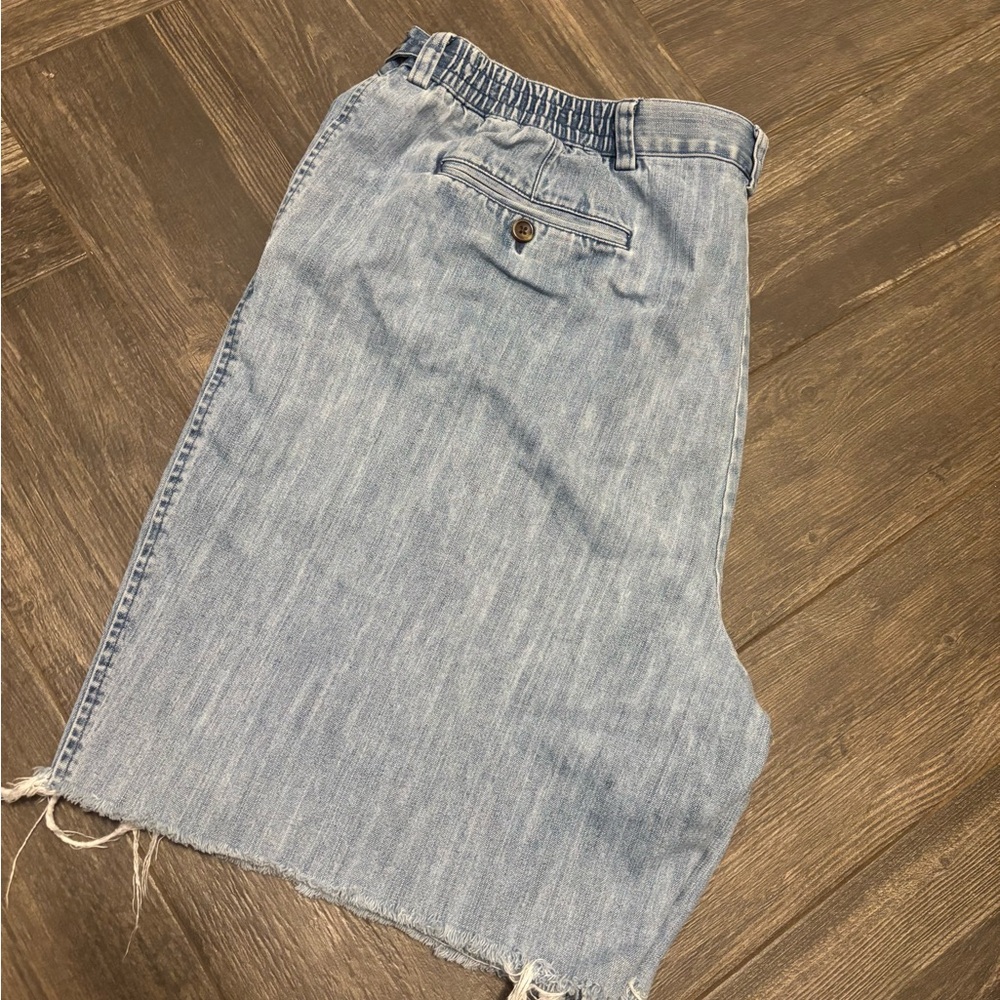 Light Blue Denim Jorts